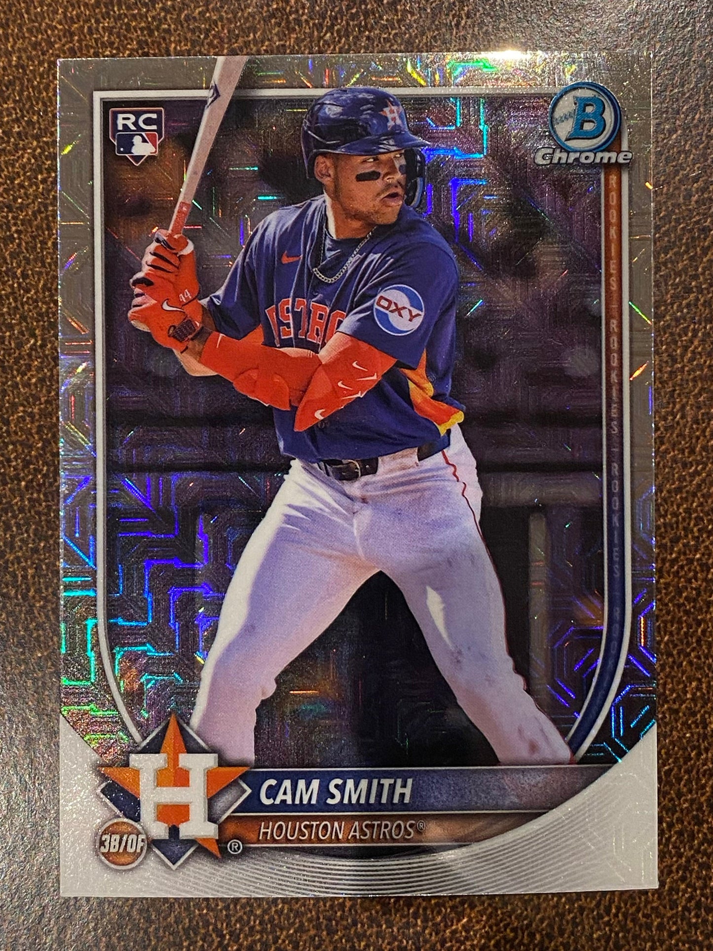 Cam Smith - 2025 Bowman Chrome - Mojo Rookie - Astros