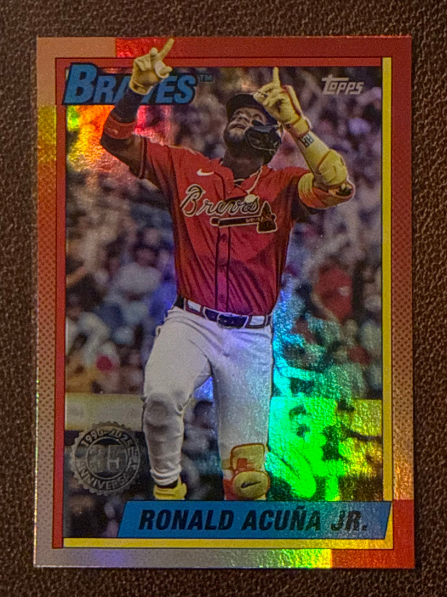 Ronald Acuna Jr. - 2025 Topps Update - 1990 Foil Insert - Braves