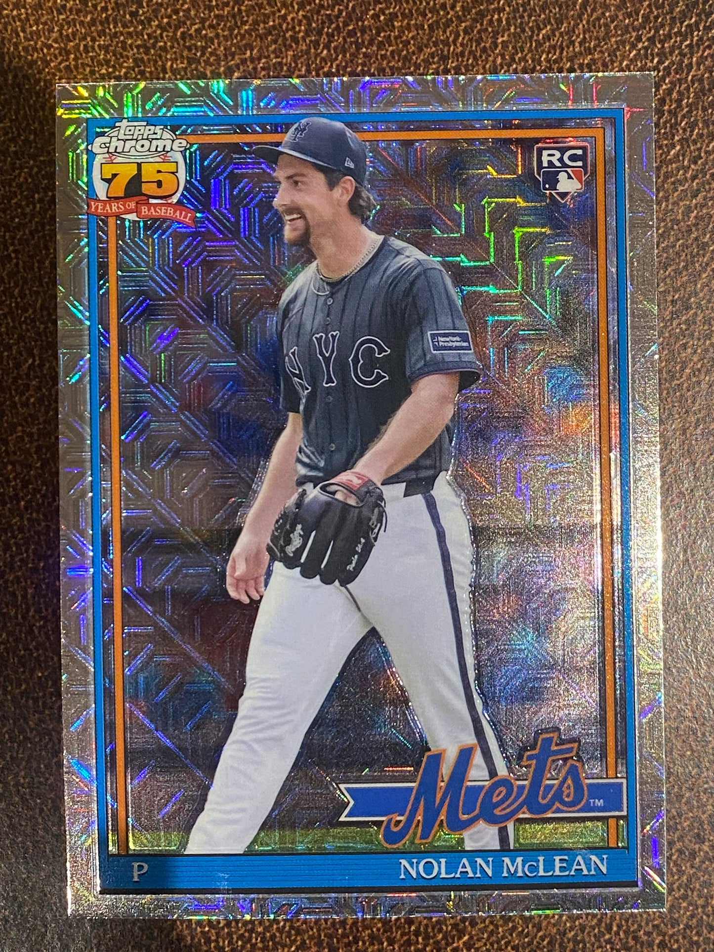Nolan McLean - 2026 Topps Series 1 - Mojo Refractor - Mets