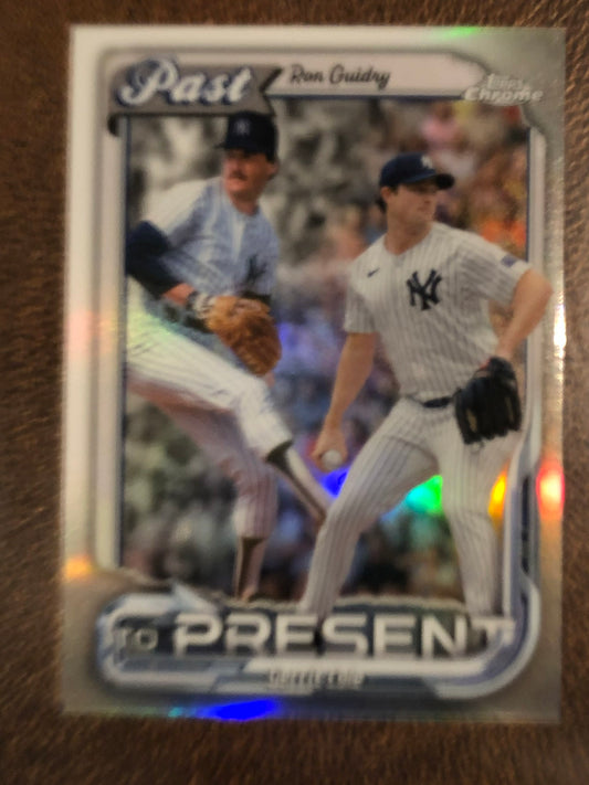 Gerrit Cole - 2026 Topps Chrome - Past to Present Insert - Yankees