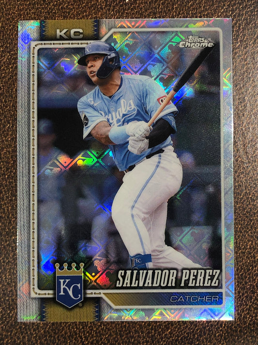 Salvador Perez - 2026 Topps Chrome Logofractor - Base Logofractor - Royals