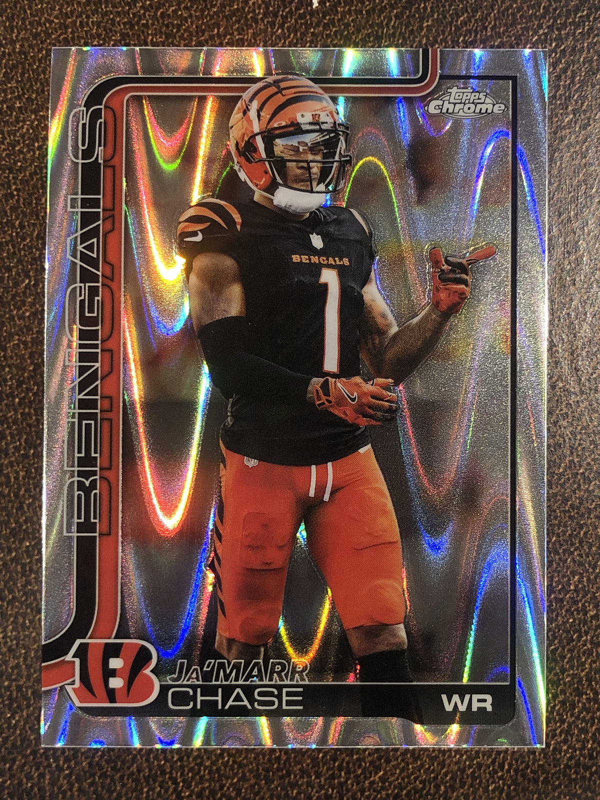 Ja'Marr Chase - 2025 Topps Chrome - Raywave Refractor - Bengals