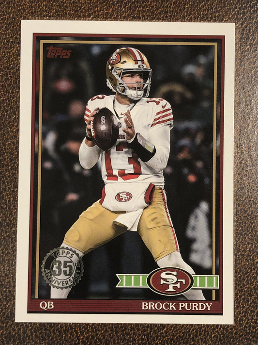 Brock Purdy - 2026 Topps Flagship - 1991 Insert - 49ers