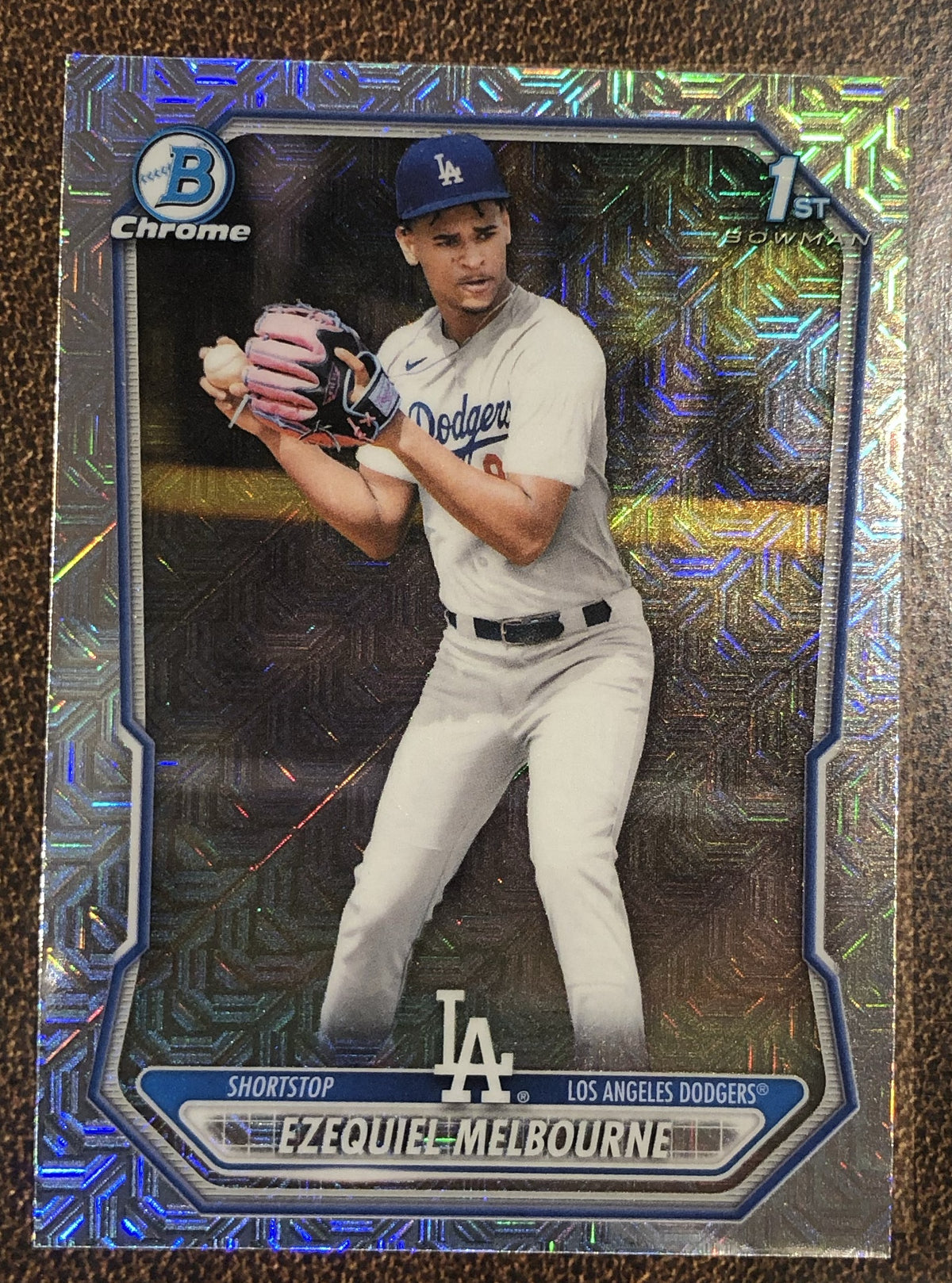 Ezequiel Melbourne - 2026 Bowman Chrome - 1st Bowman MOJO - Dodgers
