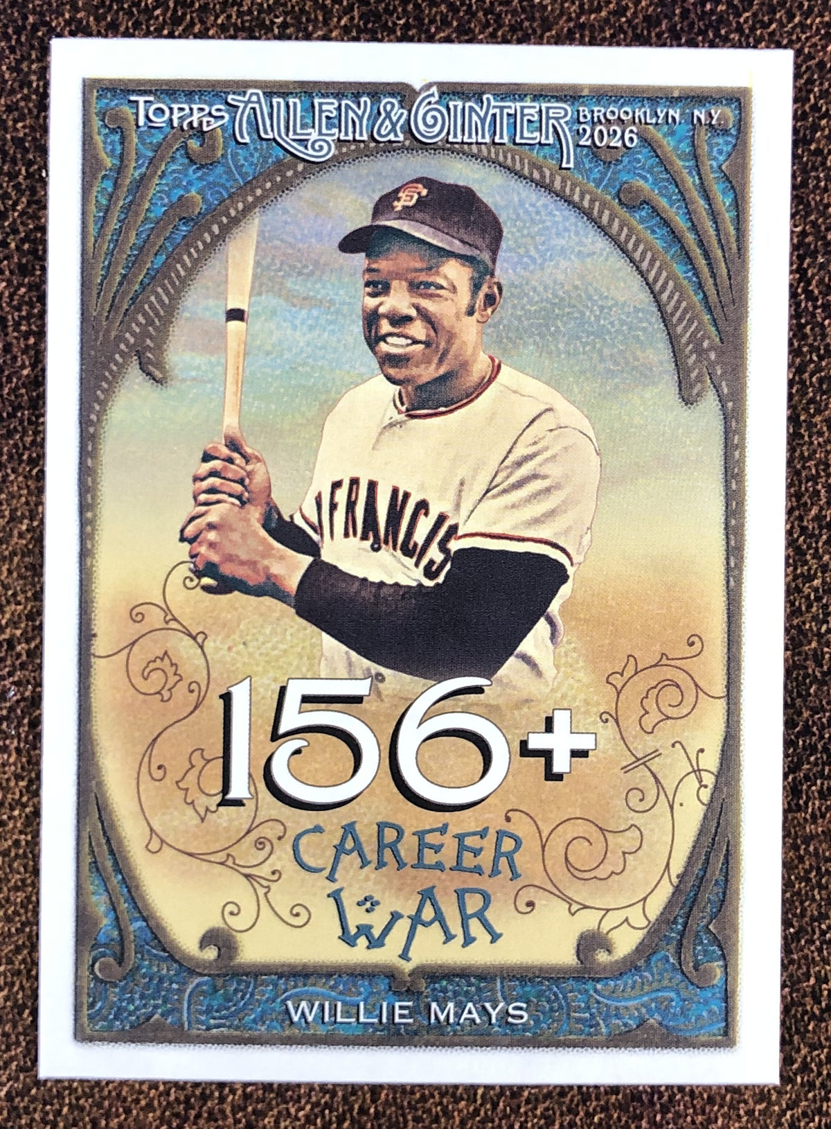 Willie Mays - 2026 Topps Allen & Ginter - Career Insert (CR-22) - Giants