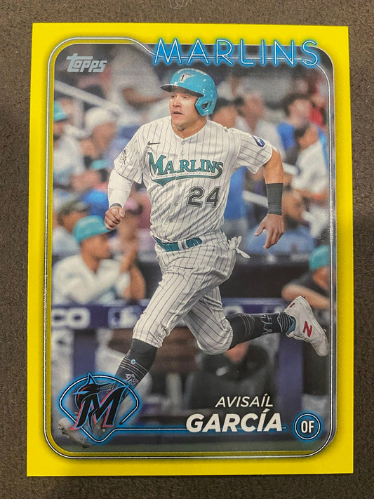 Avisail Garcia - 2024 Topps Series 2 - Yellow Parallels - Marlins