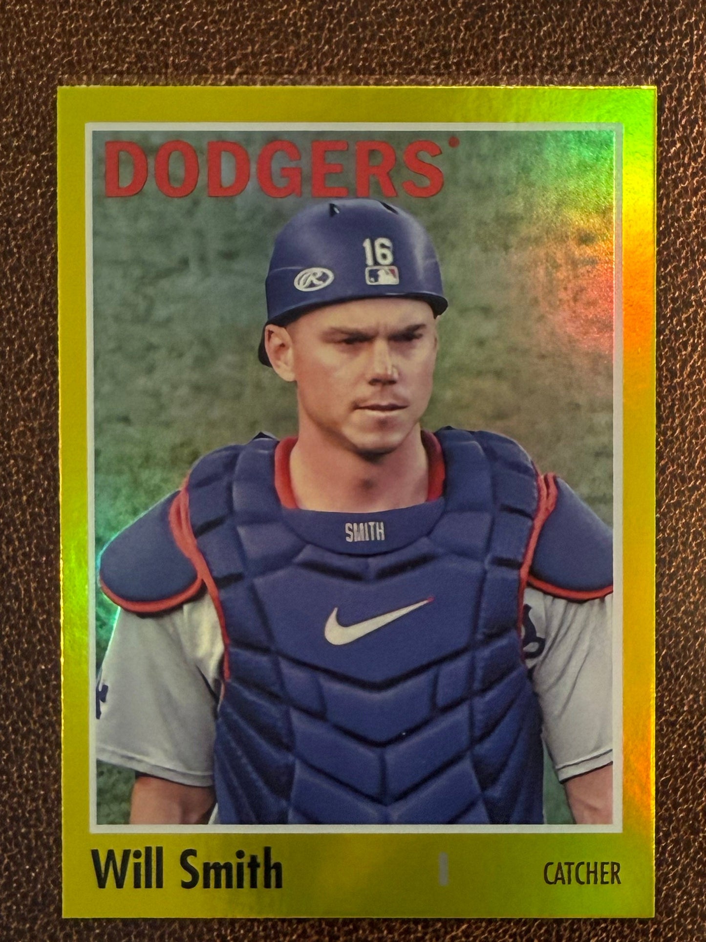 Will Smith - 2024 Topps Archives - Yellow Foil - Dodgers