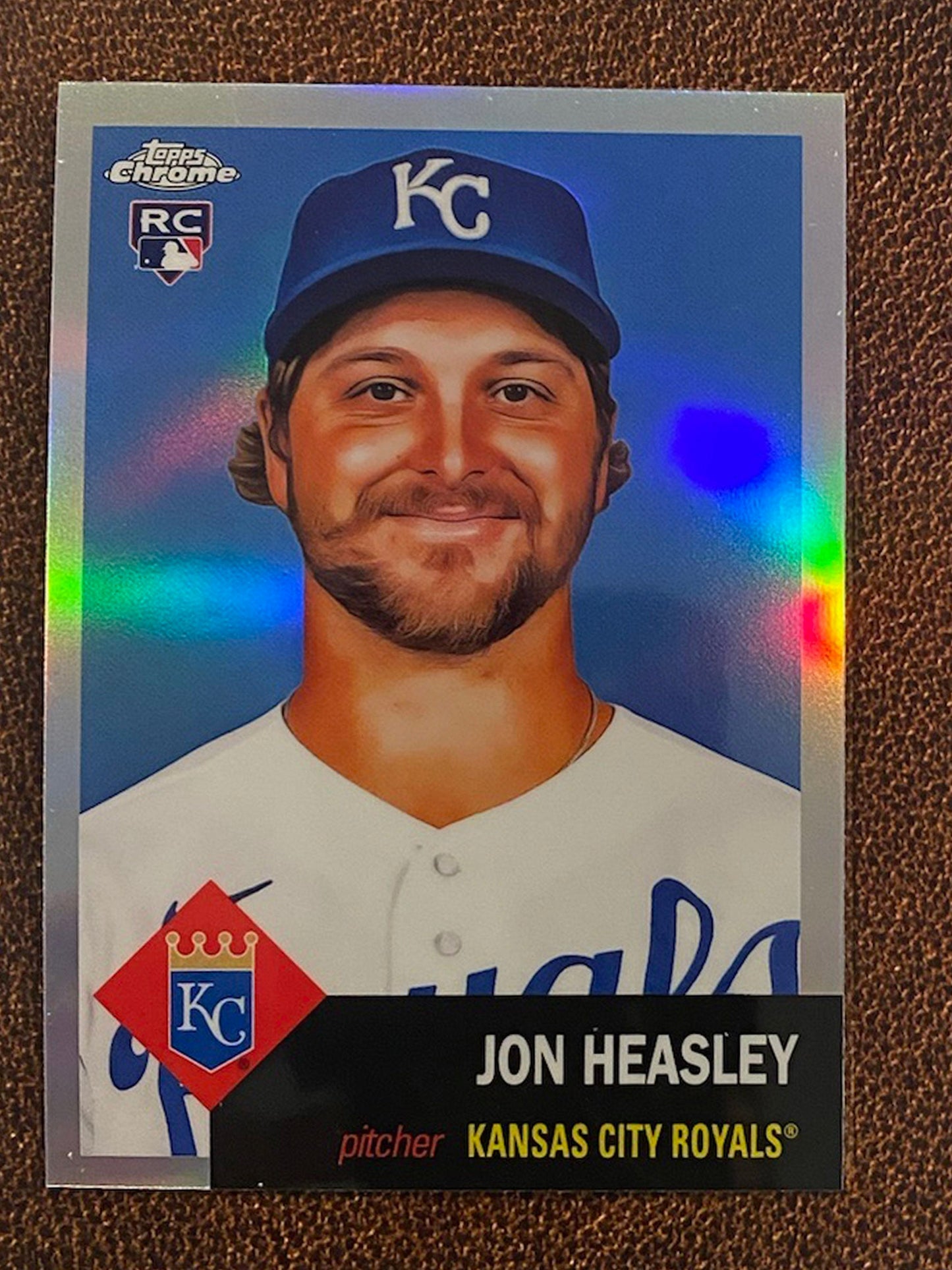 Jon Heasley - 2022 Topps Chrome Platinum Anniversary - Refractor - Royals