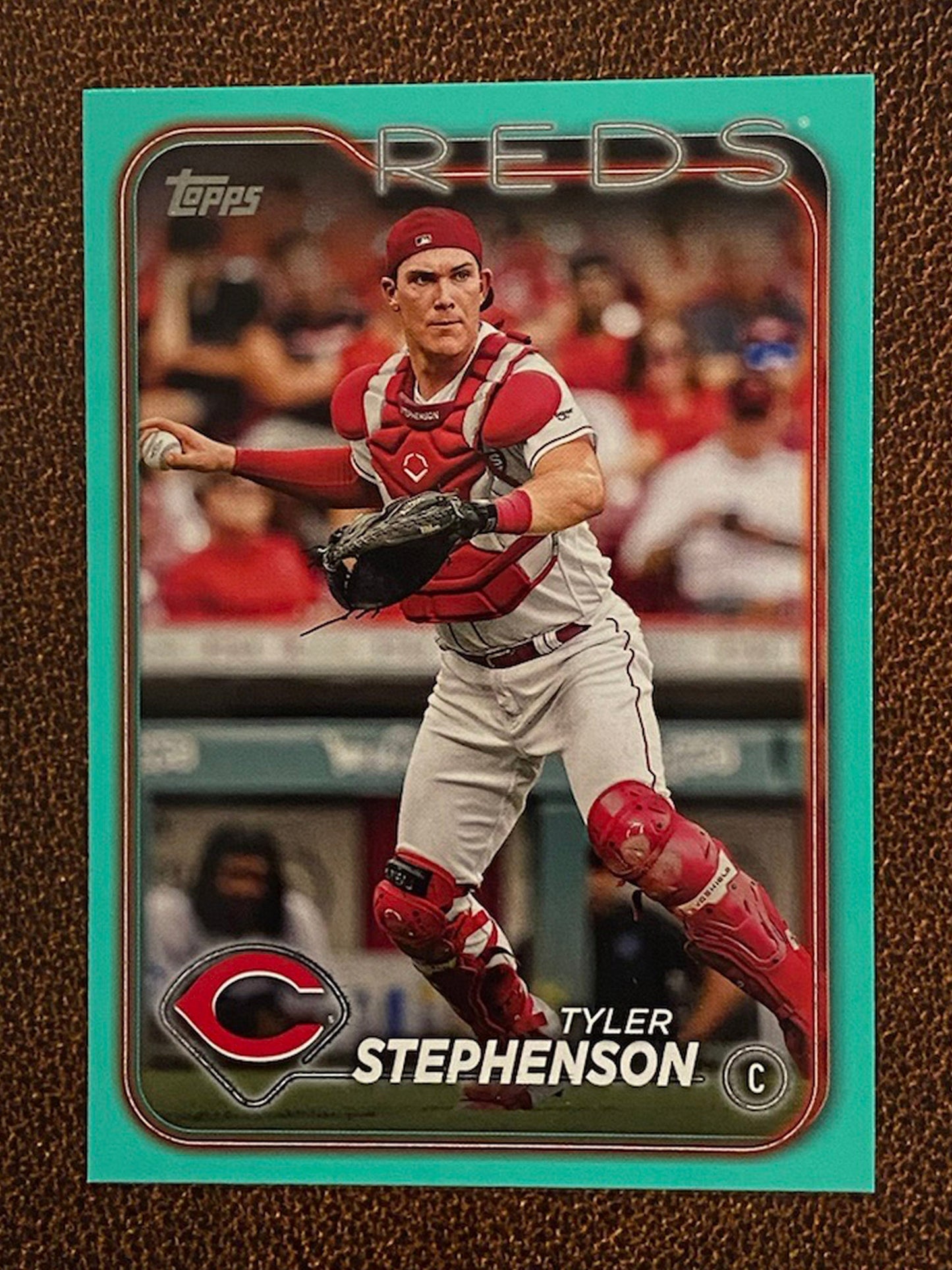 Tyler Stephenson - 2024 Topps Series 2 - Aqua Parallel - Reds