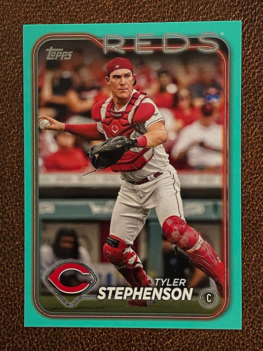 Tyler Stephenson - 2024 Topps Series 2 - Aqua Parallel - Reds