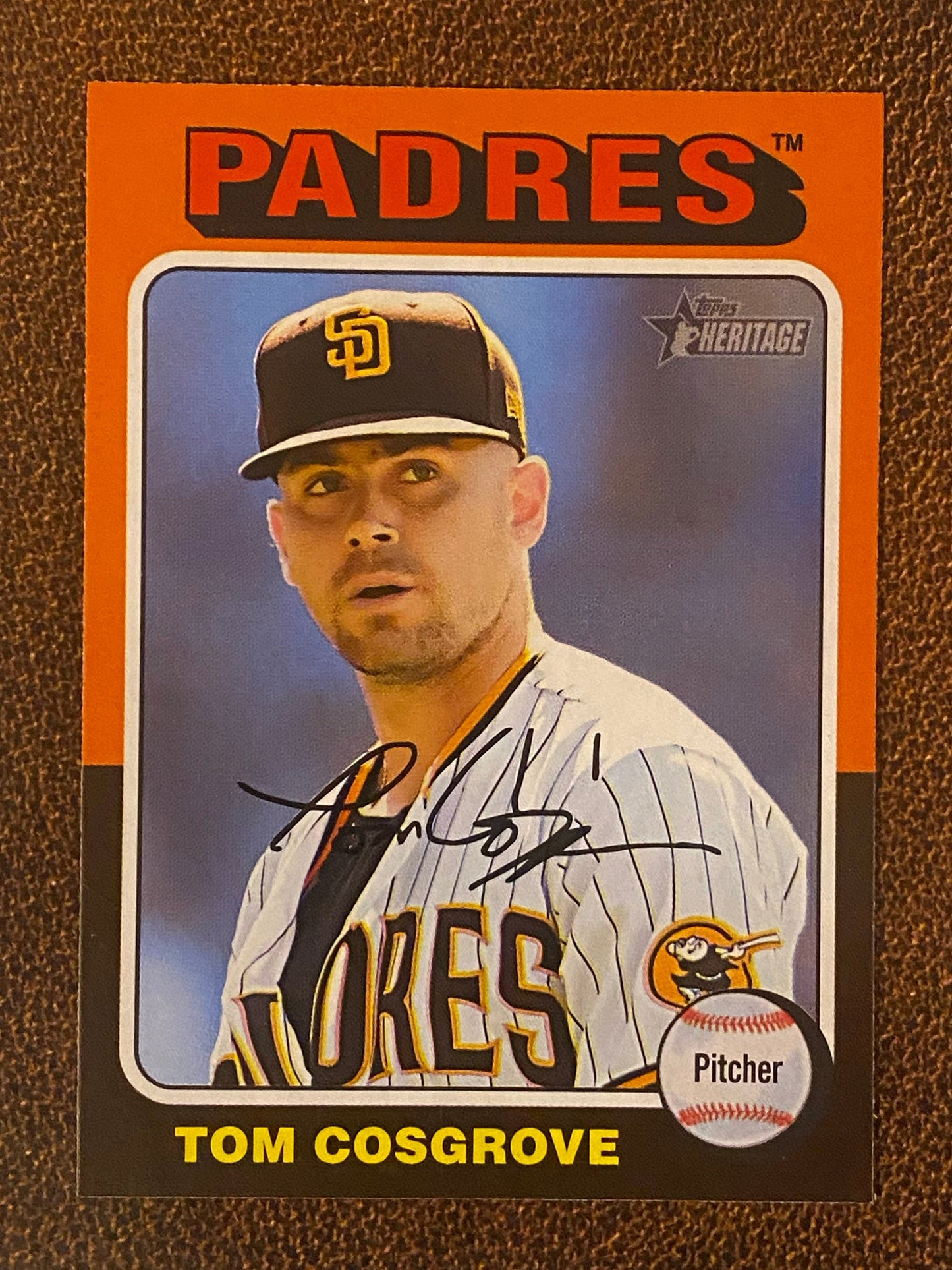 Tom Cosgrove - 2024 Topps Heritage - Low Number Short Prints - Padres