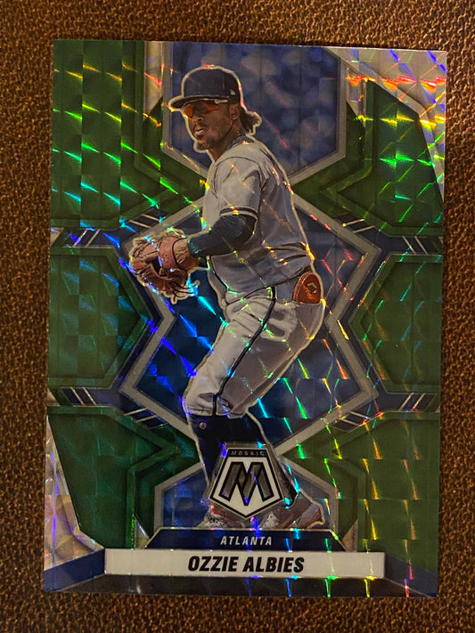 Ozzie Albies - 2022 Mosaic - Green - Braves