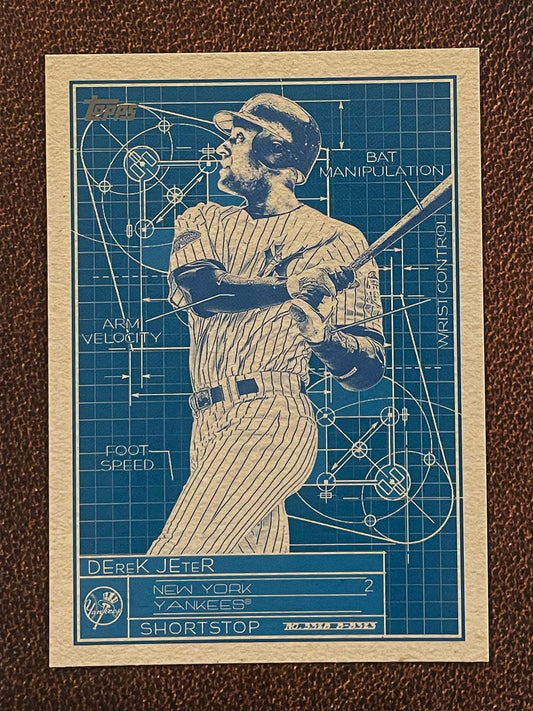Derek Jeter - 2024 Topps Series 1 - Superstar Blueprint - Yankees