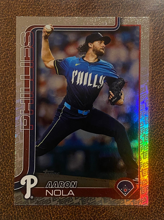 Aaron Nola - 2025 Topps Series 2 - Fanatics Exclusive Topps Foil Border - Phillies