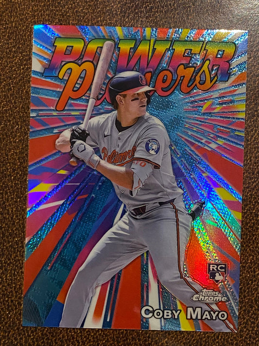 Coby Mayo - 2025 Topps Chrome - Power Players - Orioles