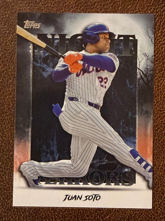 Juan Soto - 2025 Topps Update - Night Terrors Insert - Mets