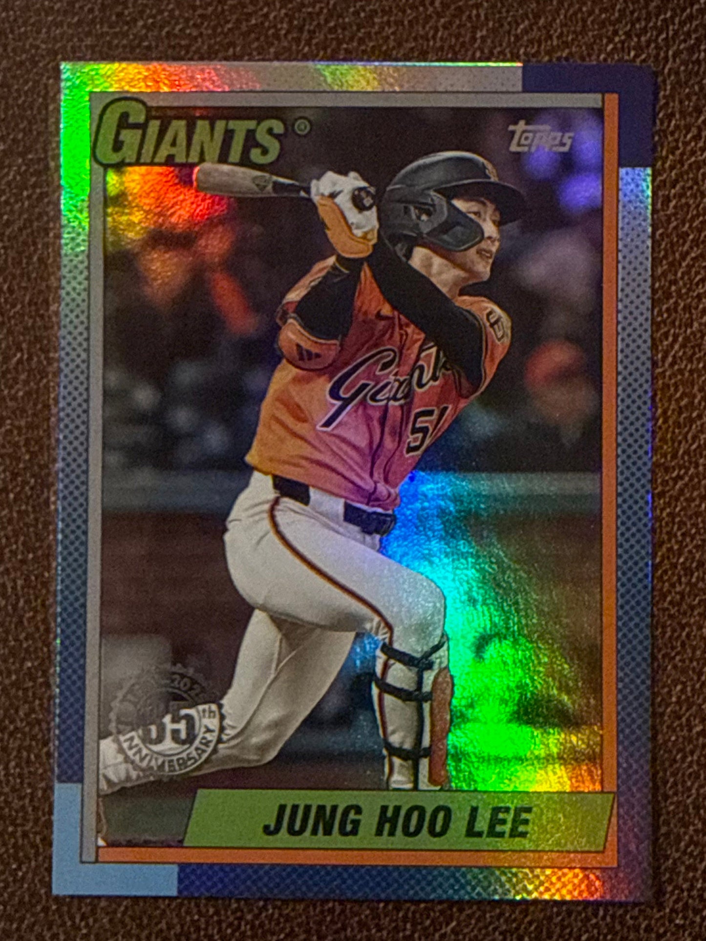 Jung Hoo Lee - 2025 Topps Update - 1990 Foil Insert - Giants