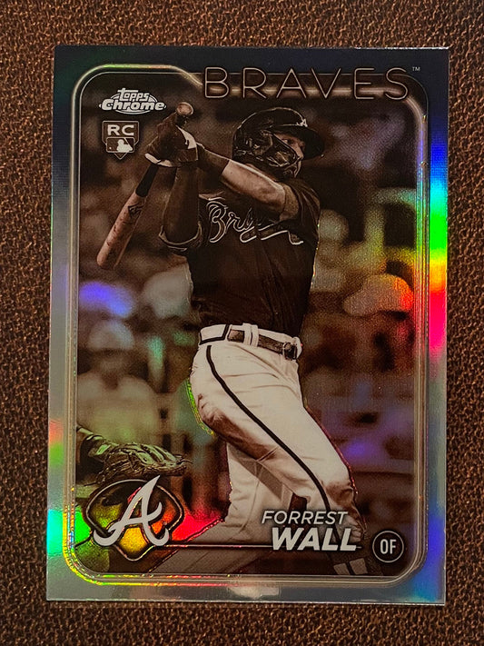 Forrest Wall - 2024 Topps Chrome - Sepia Refractor - Braves