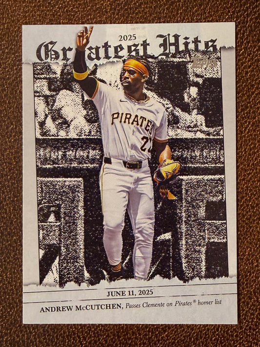 Andrew McCutchen - 2026 Topps Series 1 - Greatest Hits Insert - Pirates