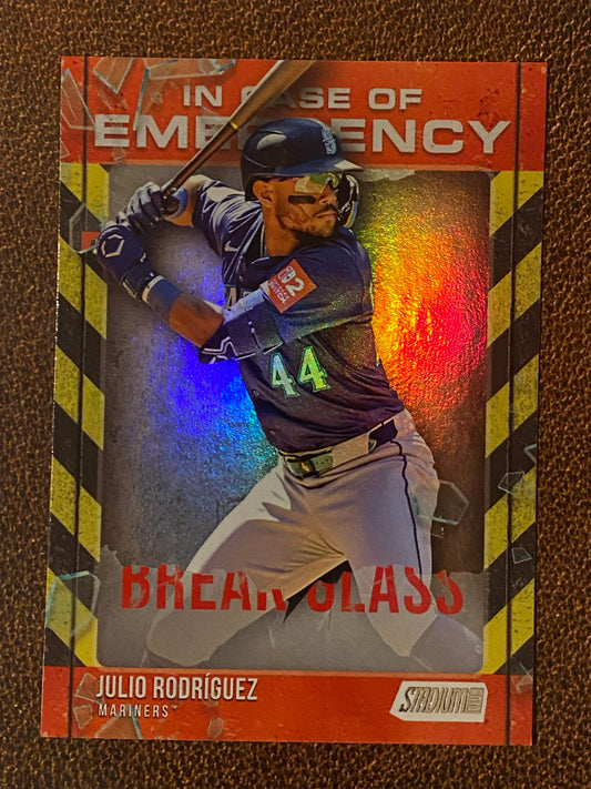 Julio Rodriguez - 2025 Topps Stadium Club - Break Glass Insert - Mariners