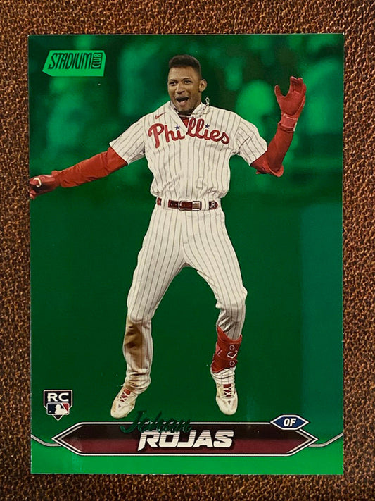 Johan Rojas - 2024 Topps Stadium Club - Green Foil /199 - Phillies