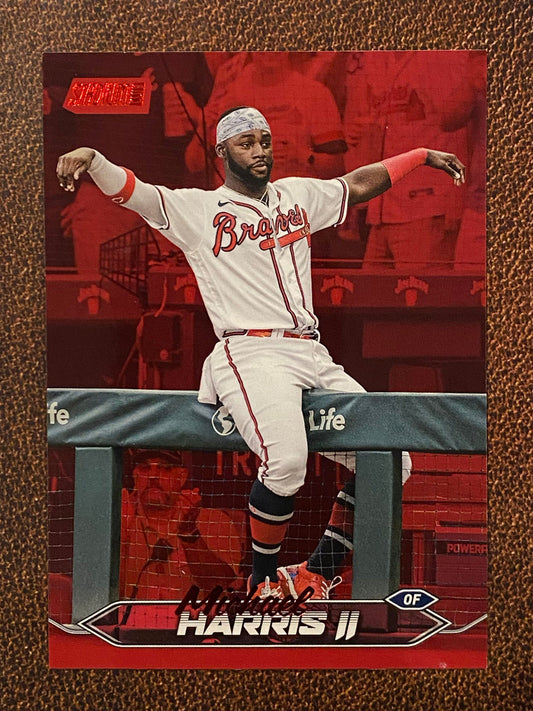 Michael Harris II - 2024 Topps Stadium Club - Red Foil - Braves