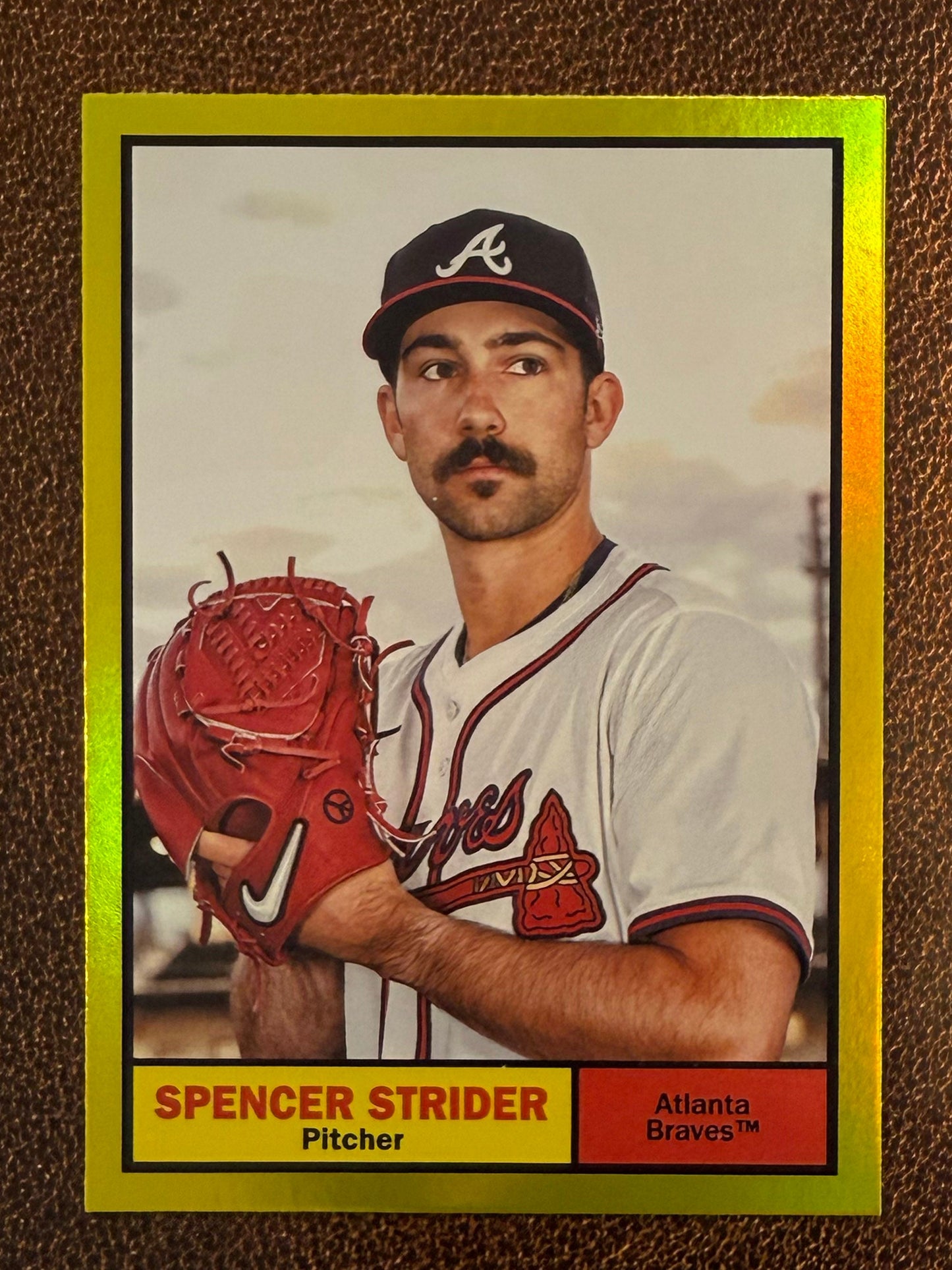 Spencer Strider - 2024 Topps Archives - Yellow Foil - Braves
