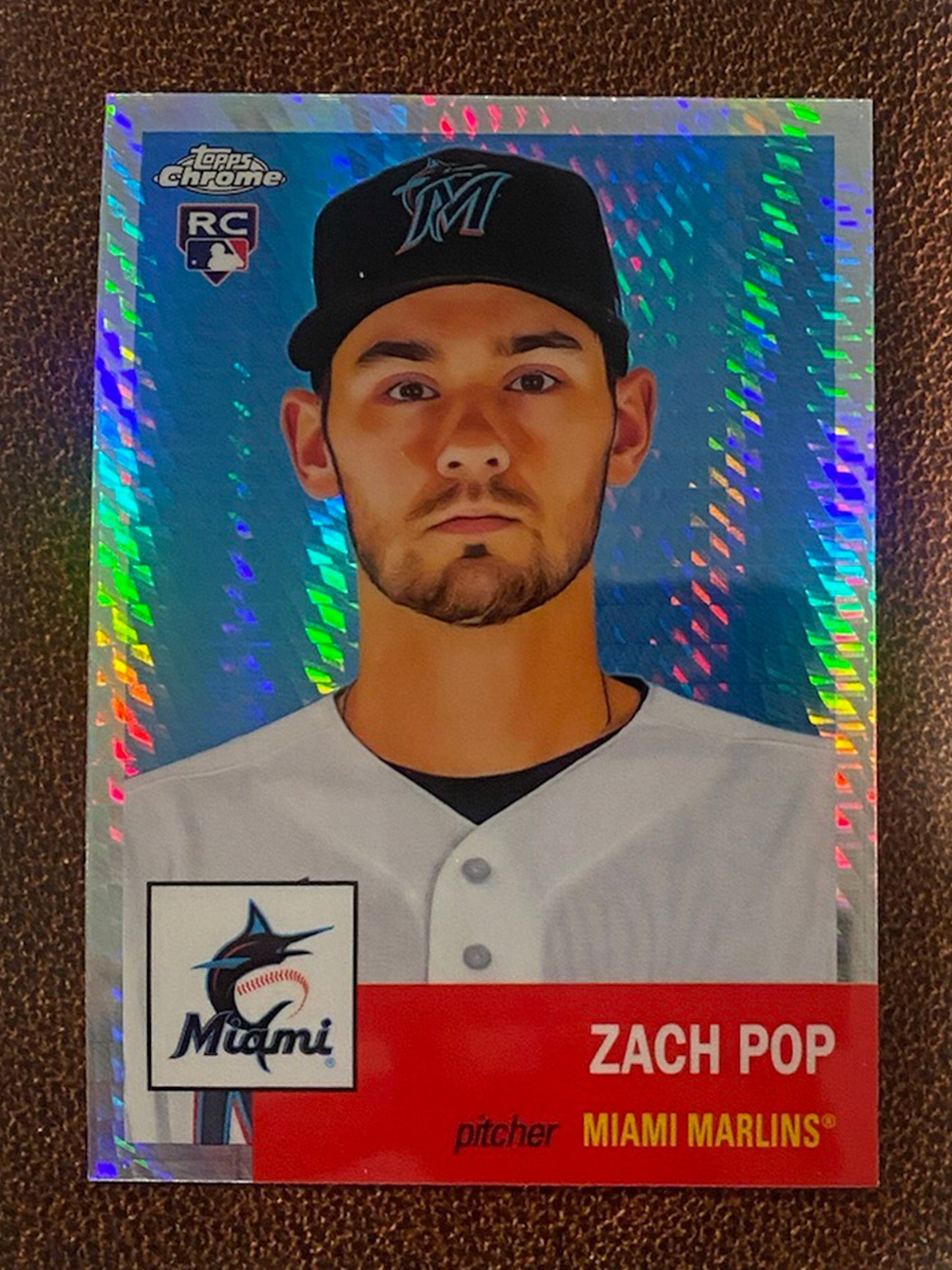 Zach Pop - 2022 Topps Chrome Platinum Anniversary - Prism Refractor - Marlins