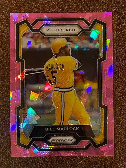 Bill Madlock - 2024 Panini Prizm - Pink Ice Mega - Pirates