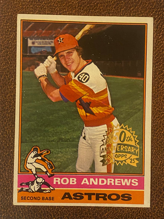 Rob Andrews - 2025 Topps Heritage - 1976 Buyback Insert - Astros