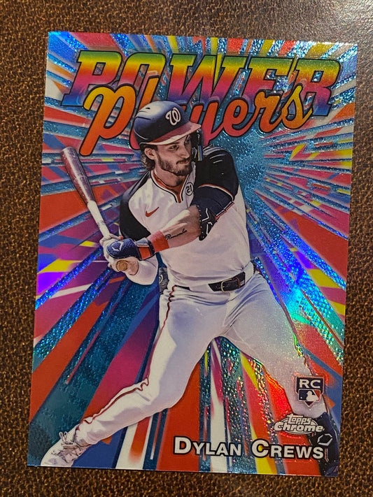Dylan Crews - 2025 Topps Chrome - Power Players - Nationals