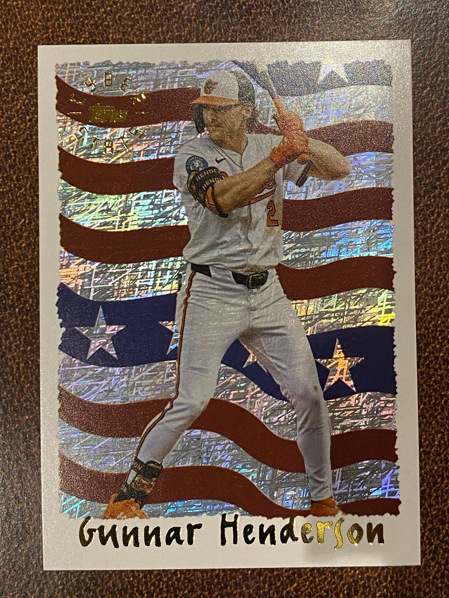 Gunnar Henderson - 2025 Topps Archives - Cyberstats Insert - Orioles