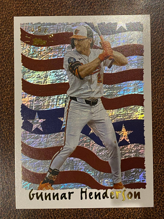Gunnar Henderson - 2025 Topps Archives - Cyberstats Insert - Orioles