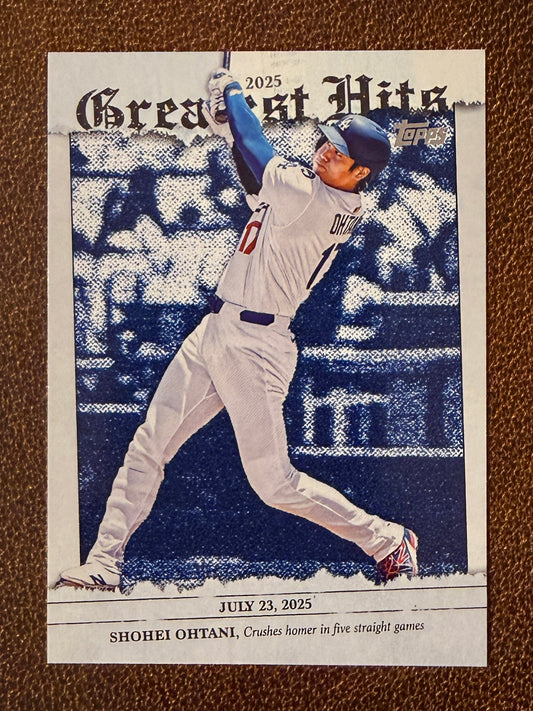 Shohei Ohtani - 2026 Topps Series 1 - Greatest Hits Insert - Dodgers