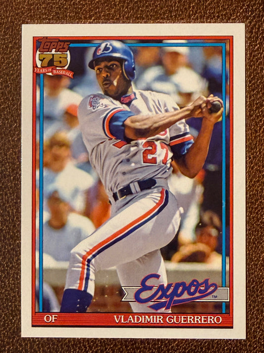 Vladimir Guerrero - 2026 Topps Series 1 - 1991 Insert - Expos