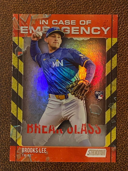 Brooks Lee - 2025 Topps Stadium Club - Break Glass Insert - Twins