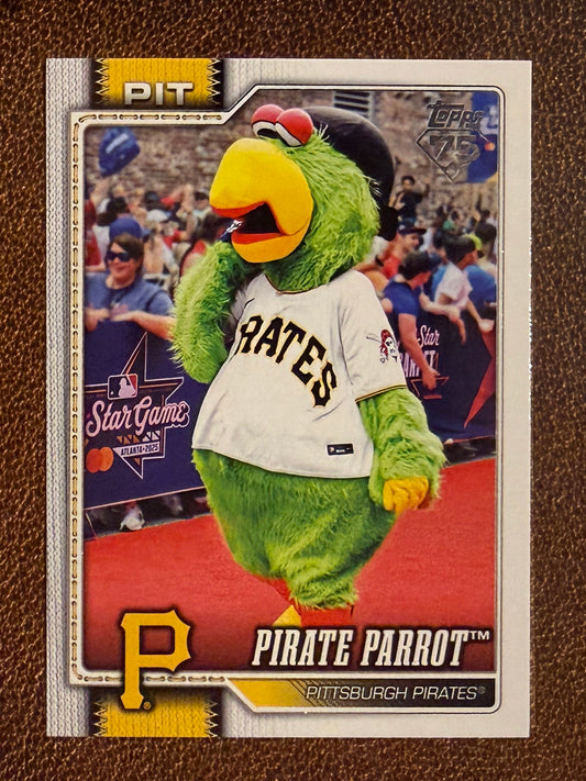 Pirate Parrot - 2026 Topps Series 1 - Mascots Insert - Pirates