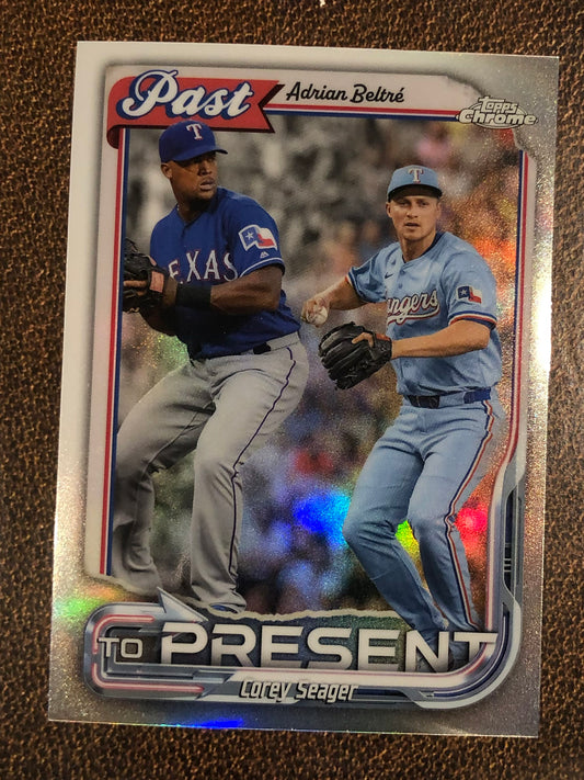 Corey Seager - 2026 Topps Chrome - Past to Present Insert - Rangers