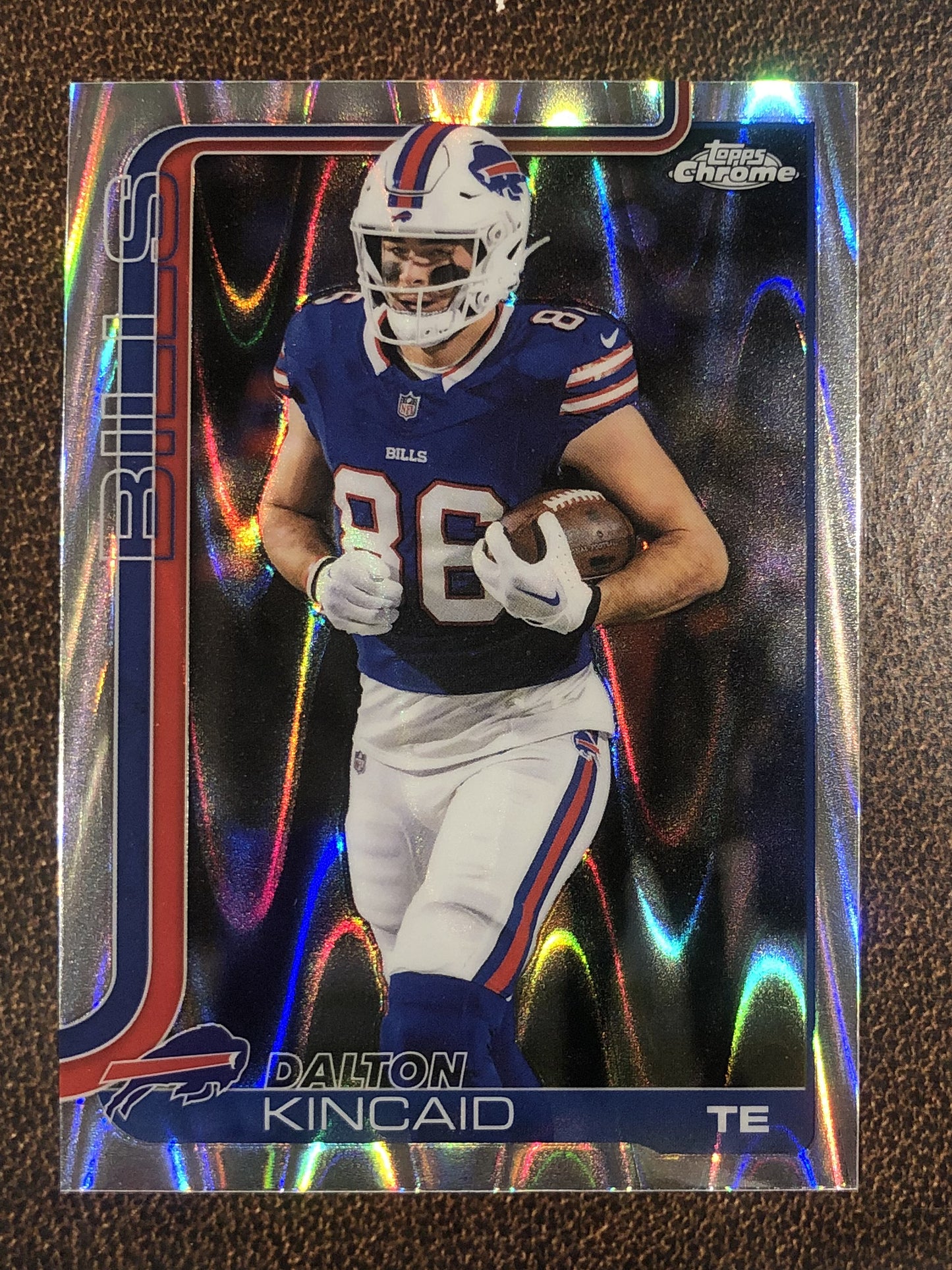 Dalton Kincaid - 2025 Topps Chrome - Raywave Refractor - Bills