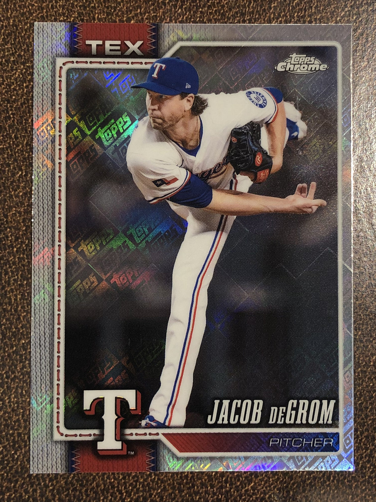 Jacob deGrom - 2026 Topps Chrome - Fanatics Topps Foil - Rangers