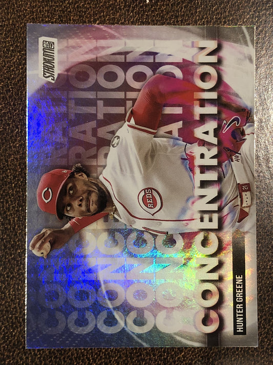 Hunter Greene - 2025 Topps Stadium Club - Concentration - Reds