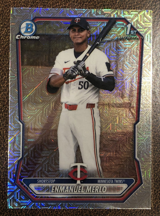 Enmanuel Merlo - 2026 Bowman Chrome - 1st Bowman MOJO - Twins
