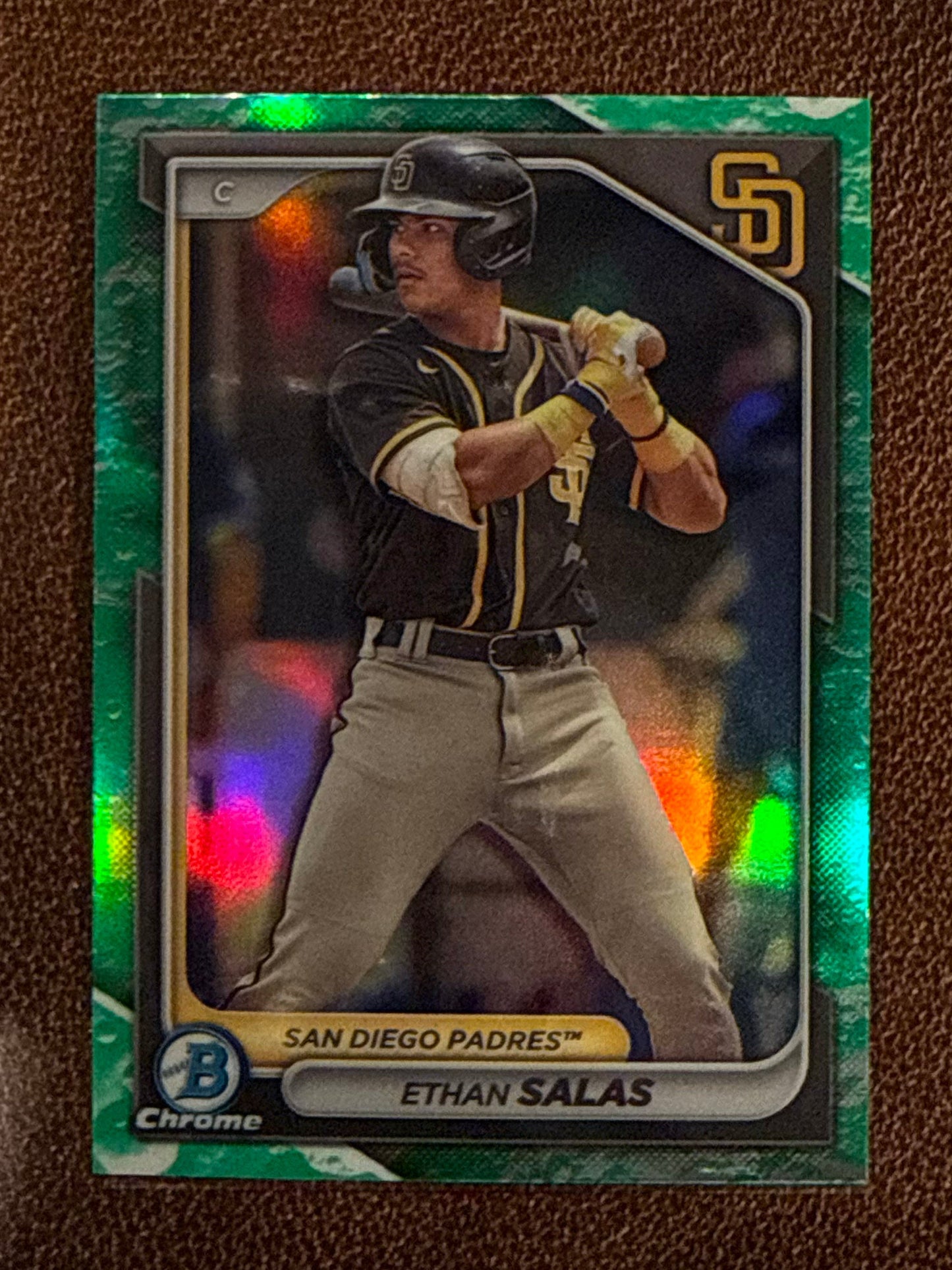 Ethan Salas - 2024 Bowman - Chrome Lunar Glow - Padres