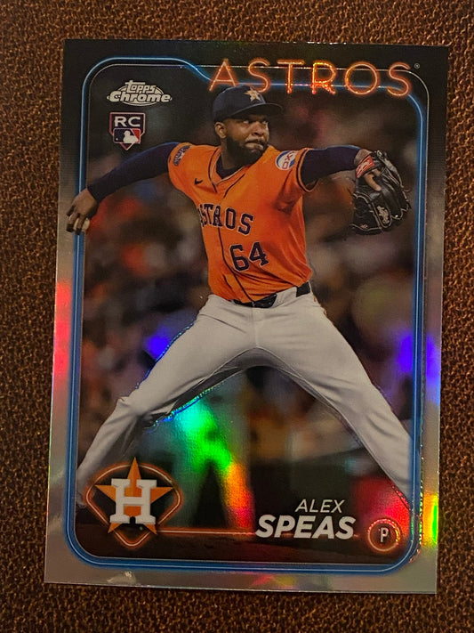 Alex Speas - 2024 Topps Chrome Update - Refractor - Astros