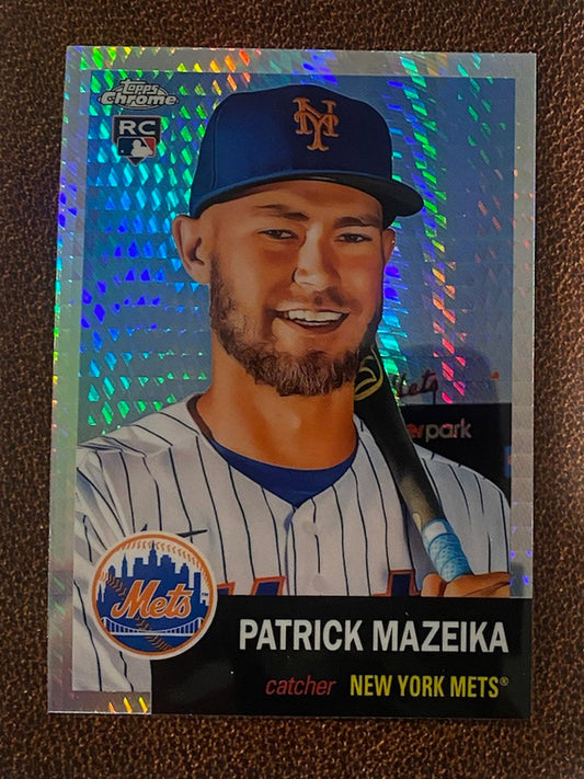 Patrick Mazeika - 2022 Topps Chrome Platinum Anniversary - Prism Refractor - Mets