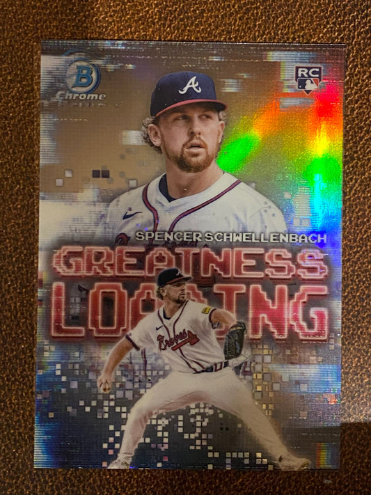 Spencer Schwellenbach - 2025 Bowman - Greatness Loading - Braves