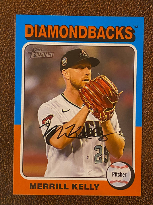 Merrill Kelly - 2024 Topps Heritage - Low Number Short Prints - Diamondbacks