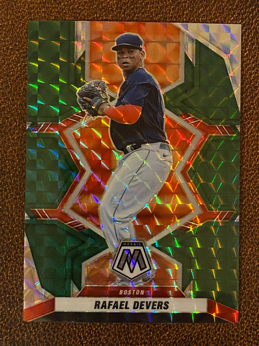 Rafael Devers - 2022 Mosaic - Green - Red Sox