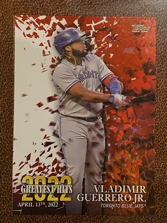 Vladimir Guerrero Jr. - 2023 Topps Series 1 - Greatest Hit Inserts - Blue Jays