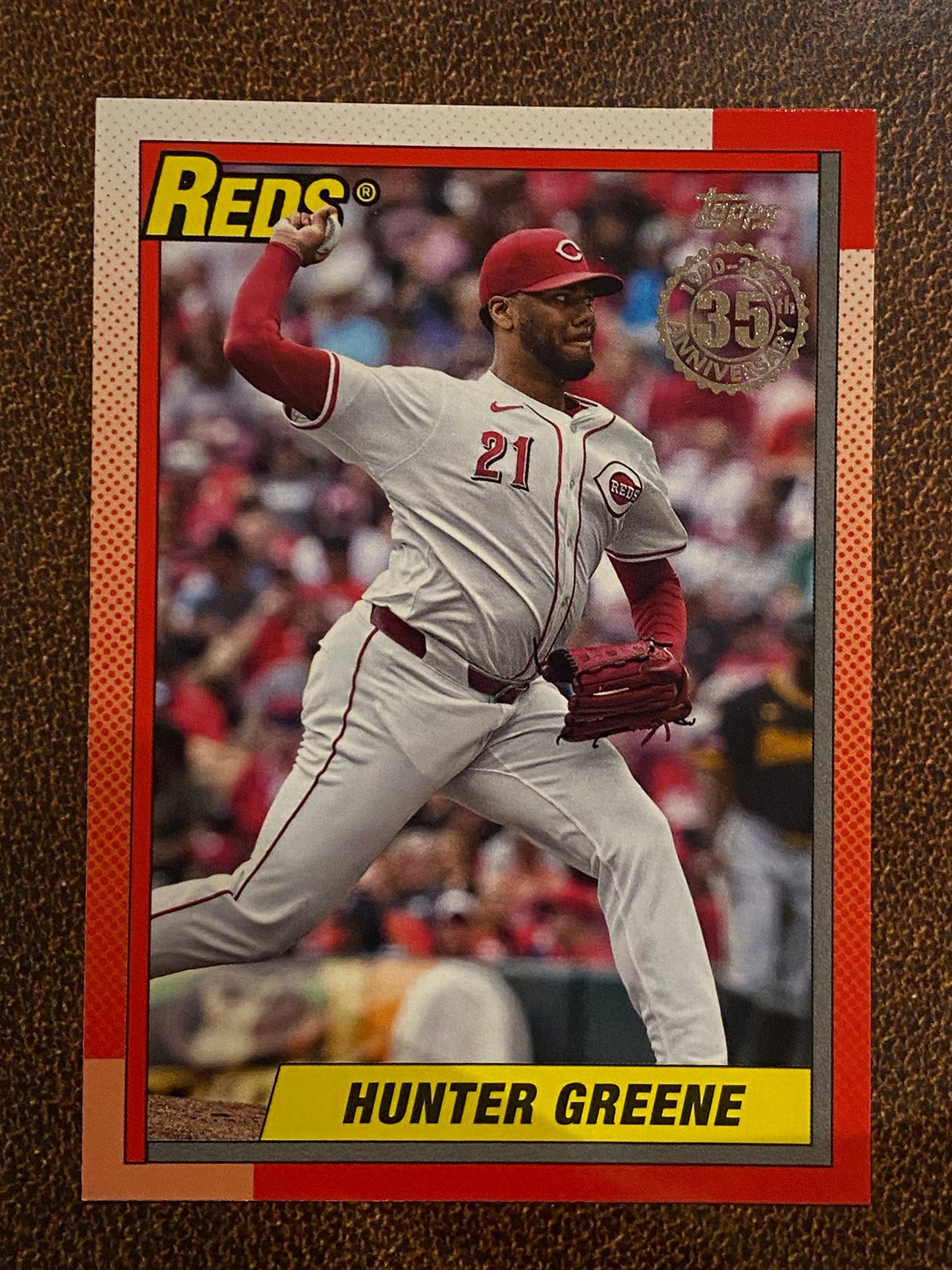 Hunter Greene - 2025 Topps Series 2 - 1990 Insert - Reds